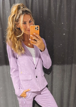 Blazer Short, Mauve Senoritas Icon