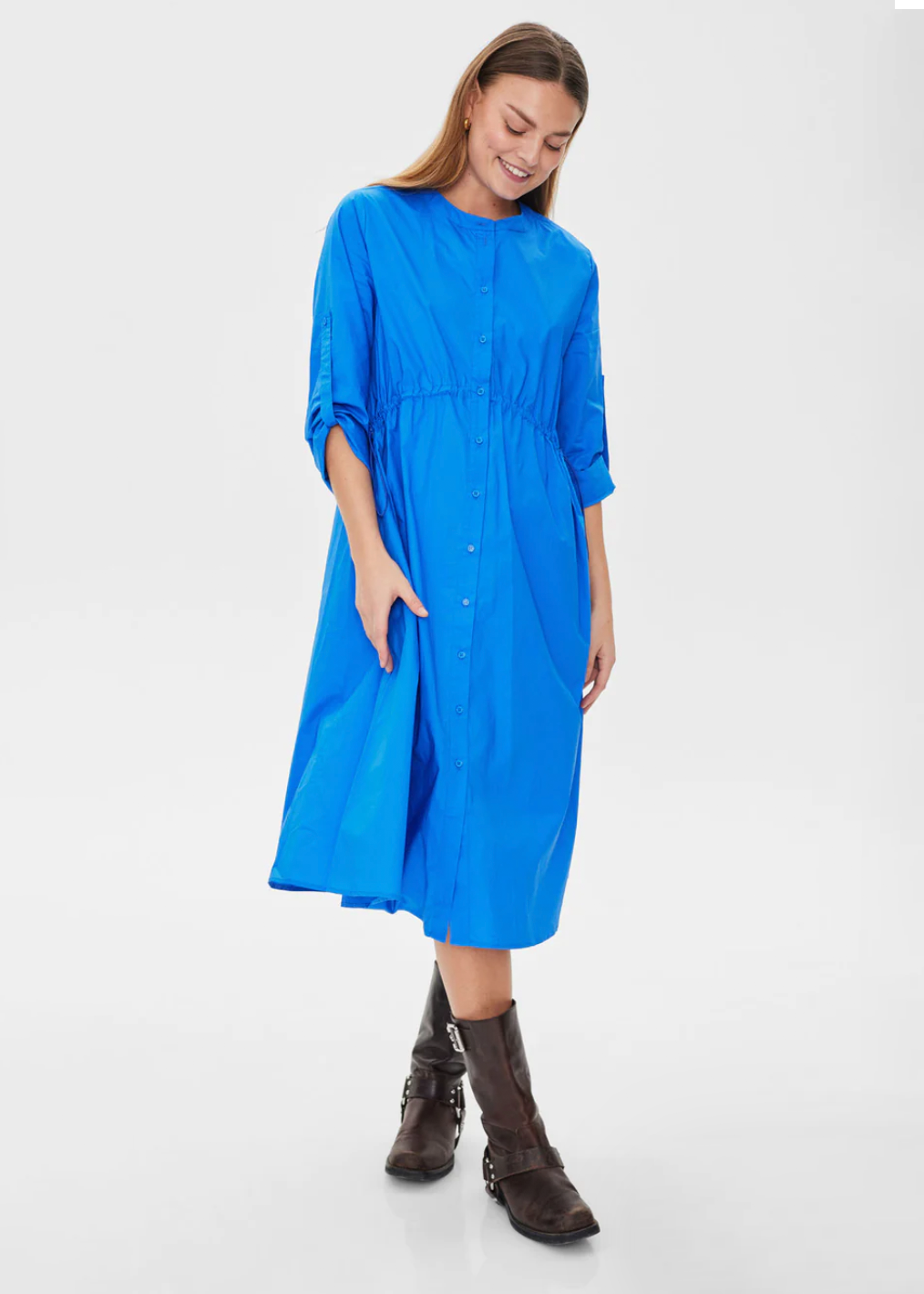 Kleid Malay, Blau Freequent