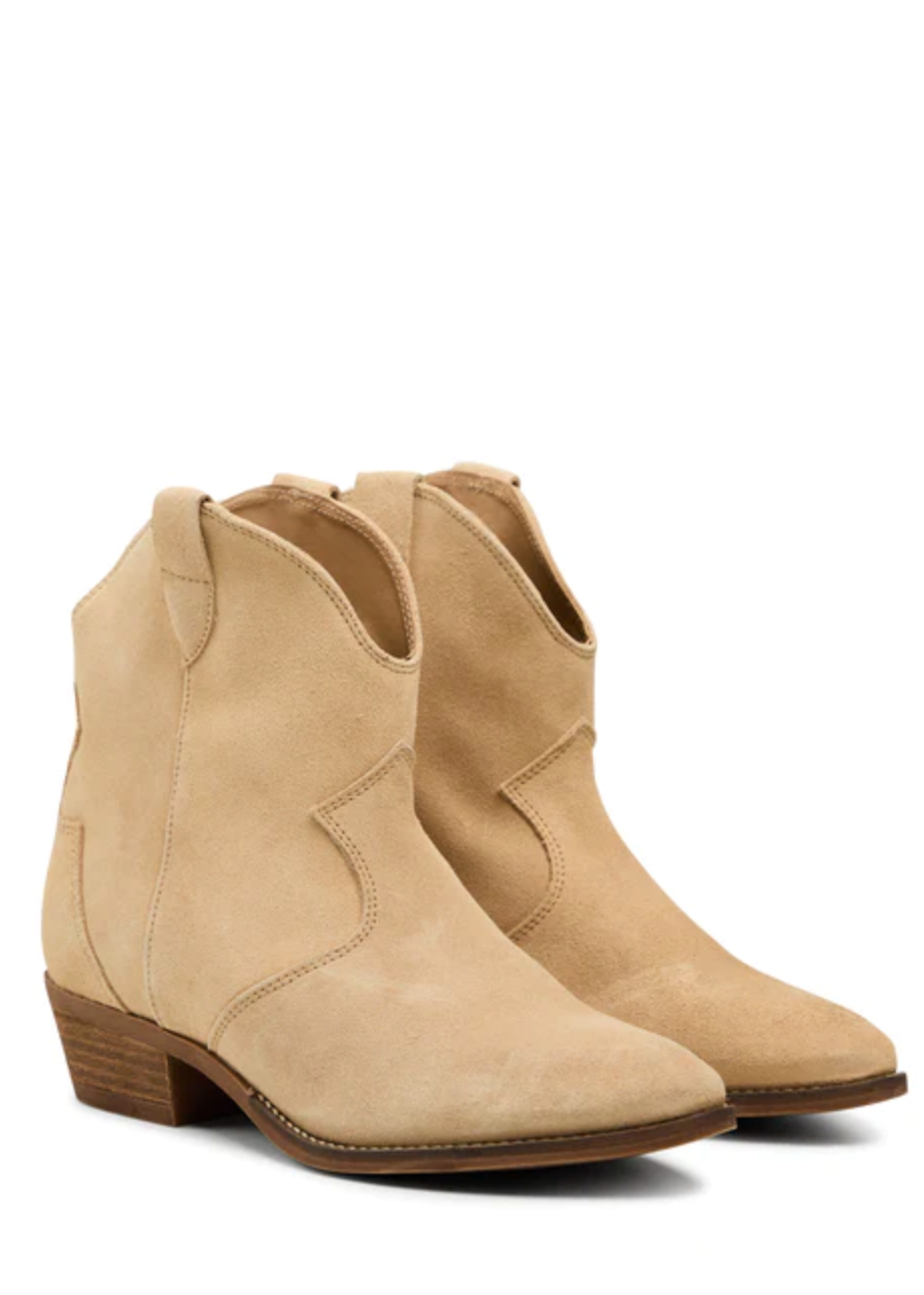 Boots Clarice, Sand Suede Pavement