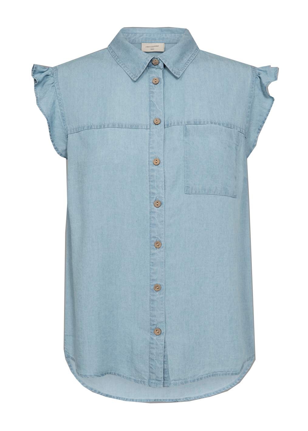 Bluse Carly, Light Blue Denim Freequent