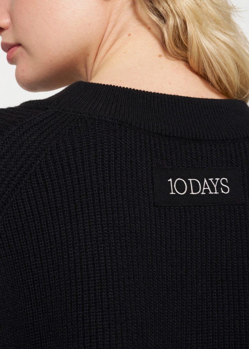 Knit sweater, Black 10 Days Amsterdam