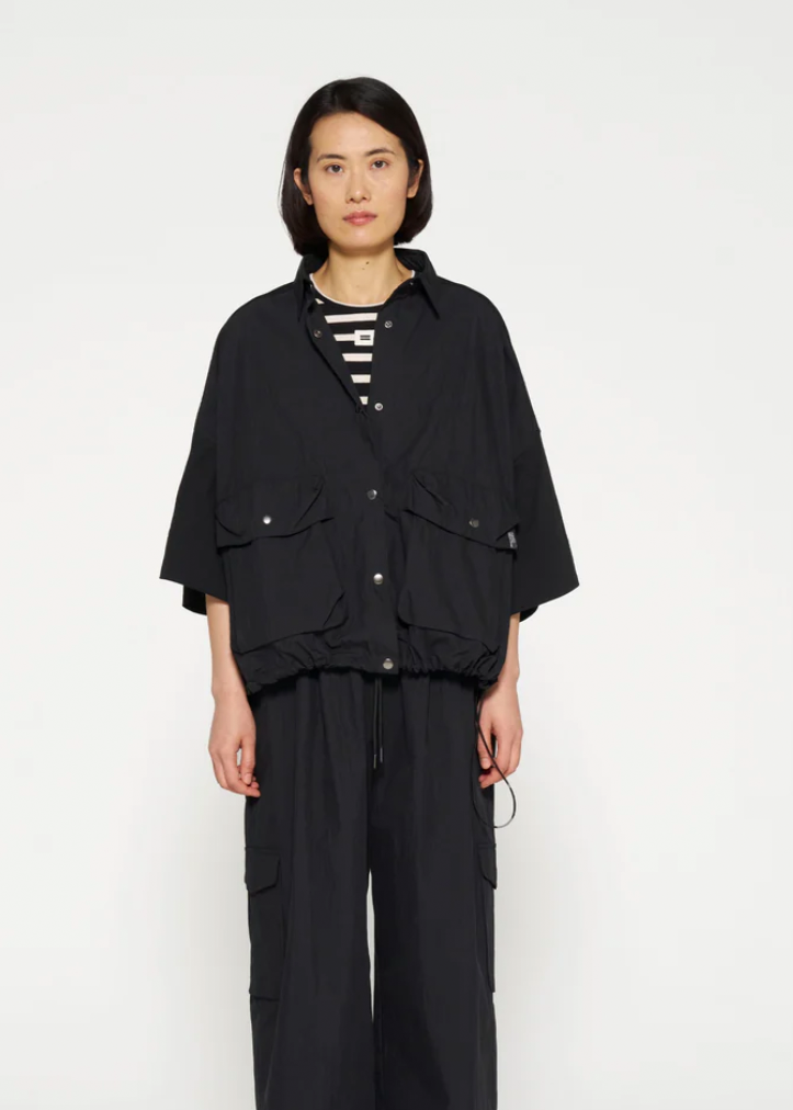 Oversized Uitilty Shirt, Black 10 Days Amsterdam