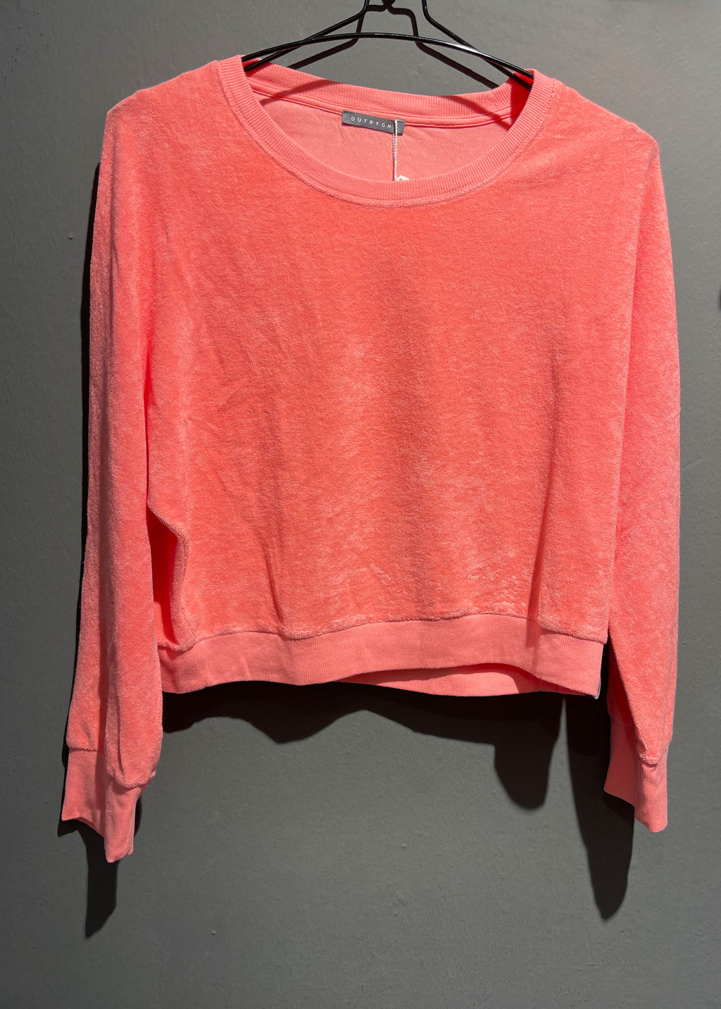 Sweater Thea Frottee, Guava Outryght