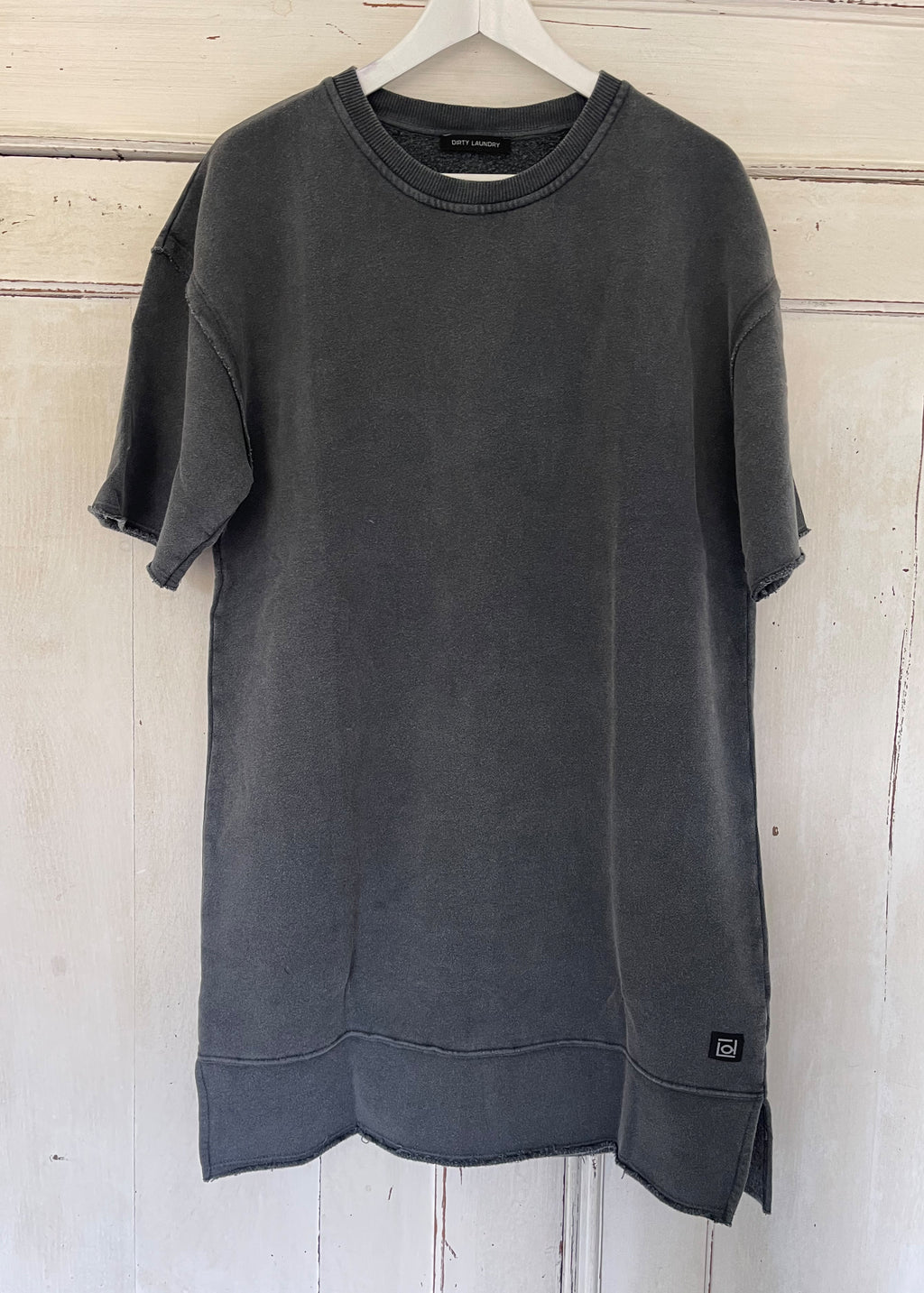 Shortsleeve Crewneck Dress, Vintage grey Dirty Laundry