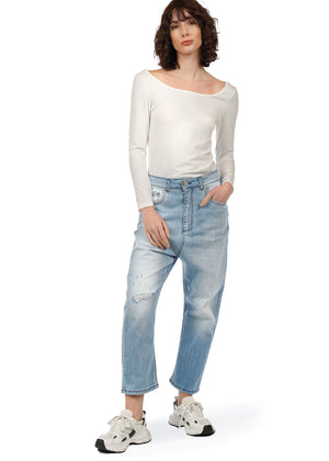 Jeany Baggy Jeans, Summer washed Kultfrau