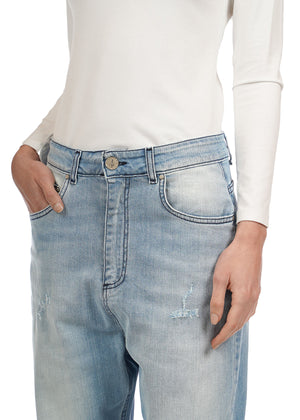 Jeany Baggy Jeans, Summer washed Kultfrau